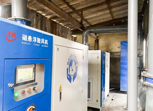 磁悬浮鼓风机-内蒙古某水泥厂
