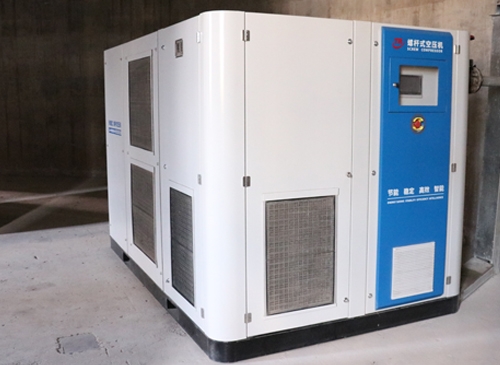 06永磁变频双螺杆空压机-山东某水泥厂